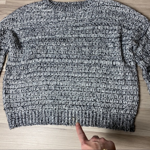 Volcom Black White Knit Sweater - Picture 2 of 4